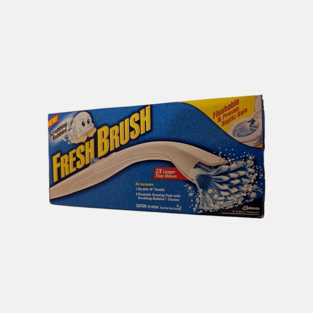 Scrubbing Bubbles Fresh Brush Starter Kit‎ Toilet Cleaning System 2004 Prop  NOS